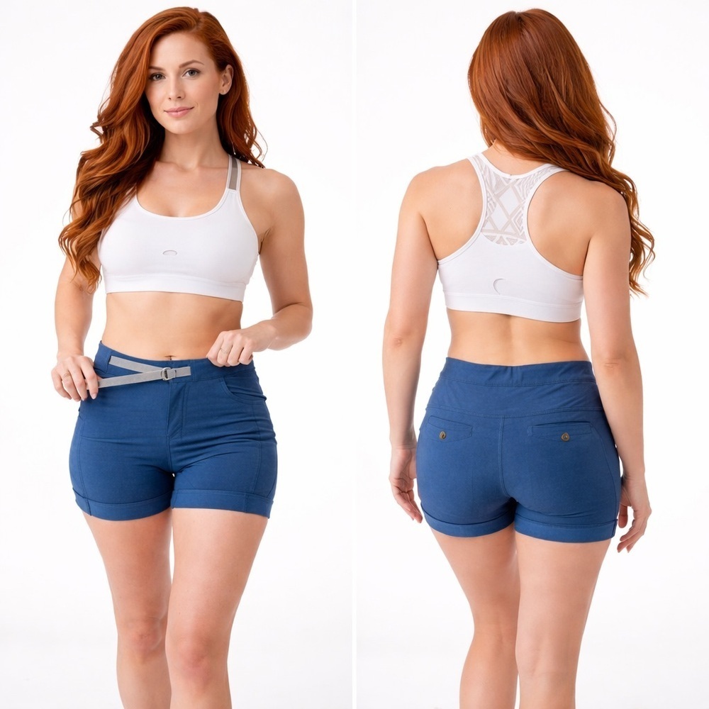 Zyia Active Blue Shorts Women's Size XXL